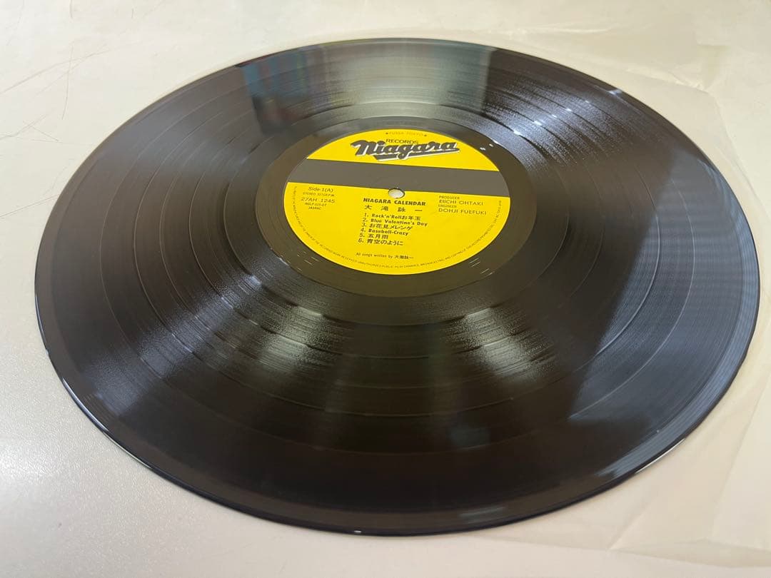 G768希少廃盤LP 大滝詠一NIAGARA CALENDAR 1981年 帯付