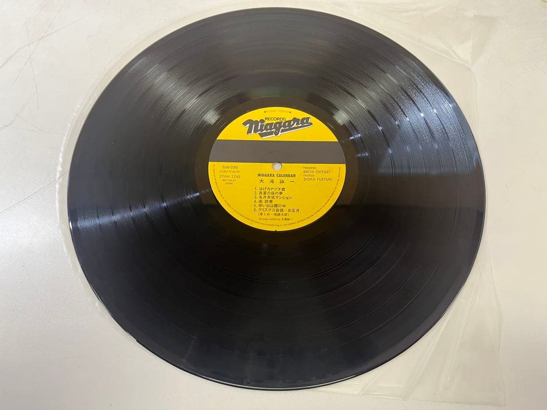 G768希少廃盤LP 大滝詠一NIAGARA CALENDAR 1981年 帯付