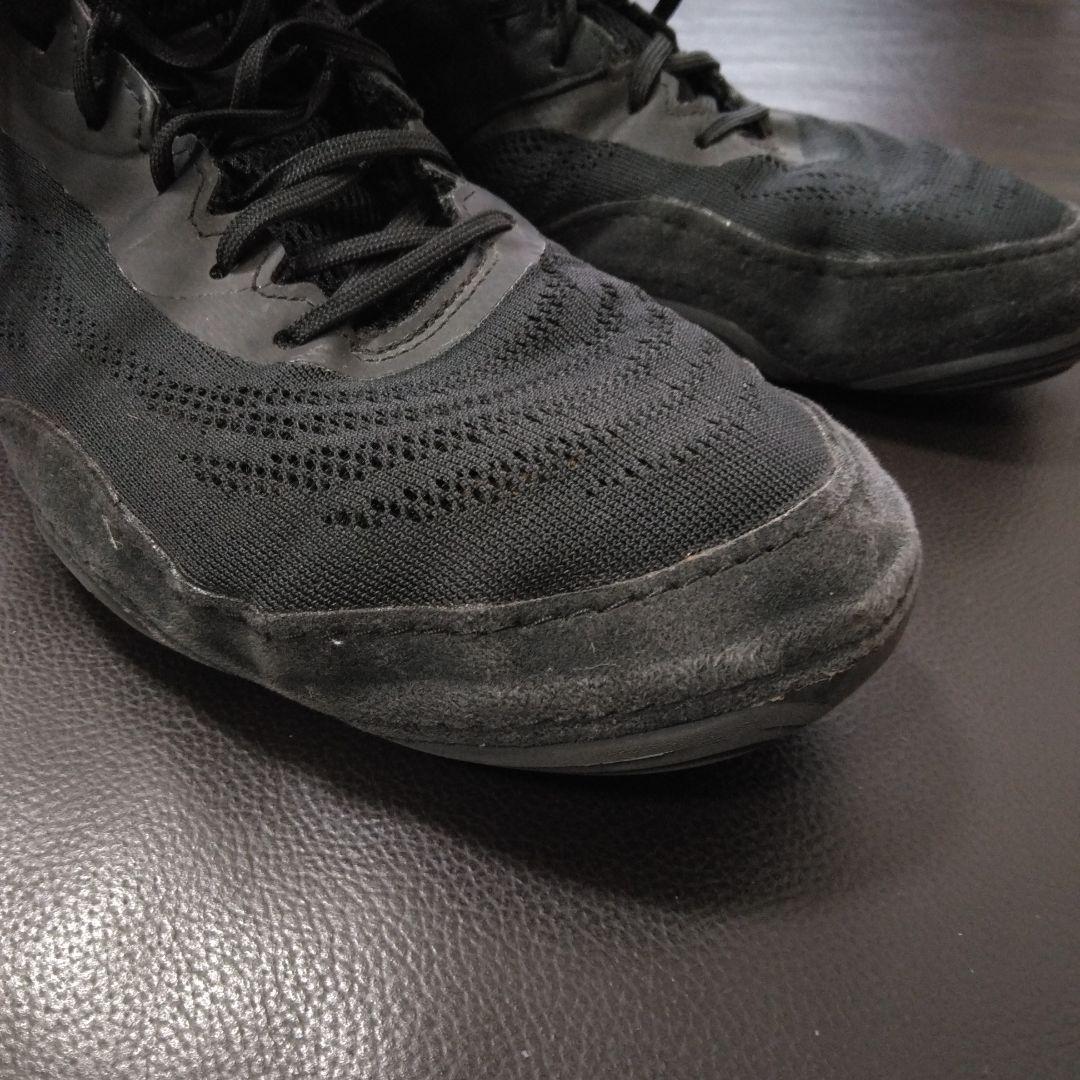 最終価格！美品　asics ボクシングシューズ ブラック