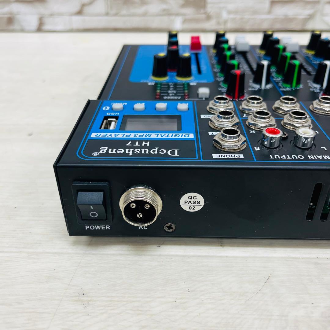 美品 Depusheng HT7 Bluetoothポータブルオーディオミキサー