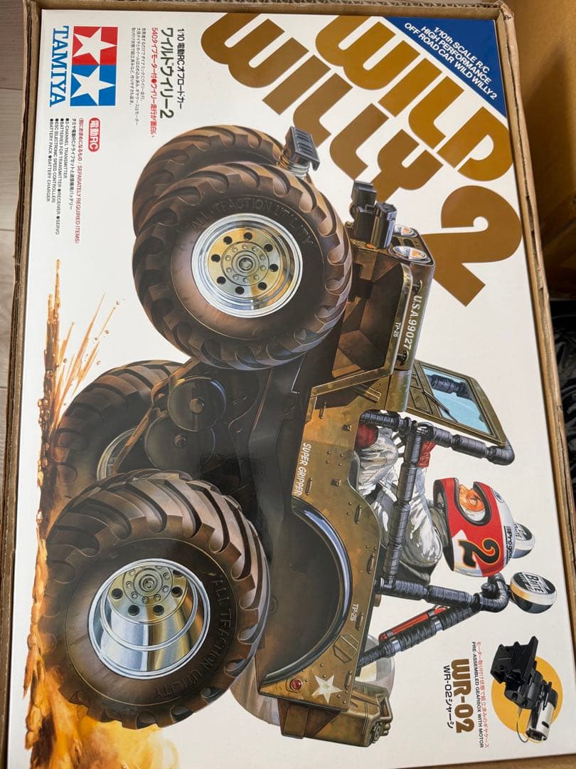 【新品】タミヤ 1/10 ワイルドウイリー2 電動RCオフロードカーキット