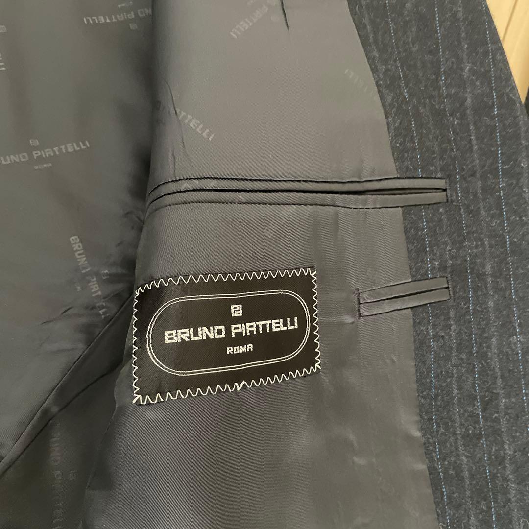 【値下げ】ビンテージウールストライプスーツBRUNO PIATTELLI XL