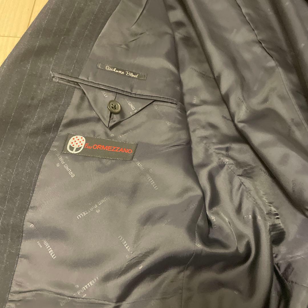 【値下げ】ビンテージウールストライプスーツBRUNO PIATTELLI XL