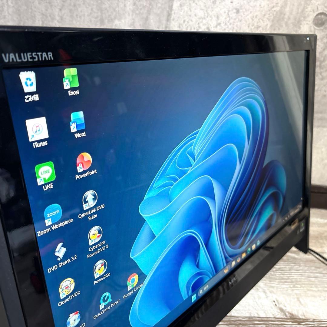 爆速仕様 NEC VALUESTAR 一体型パソコン SSD