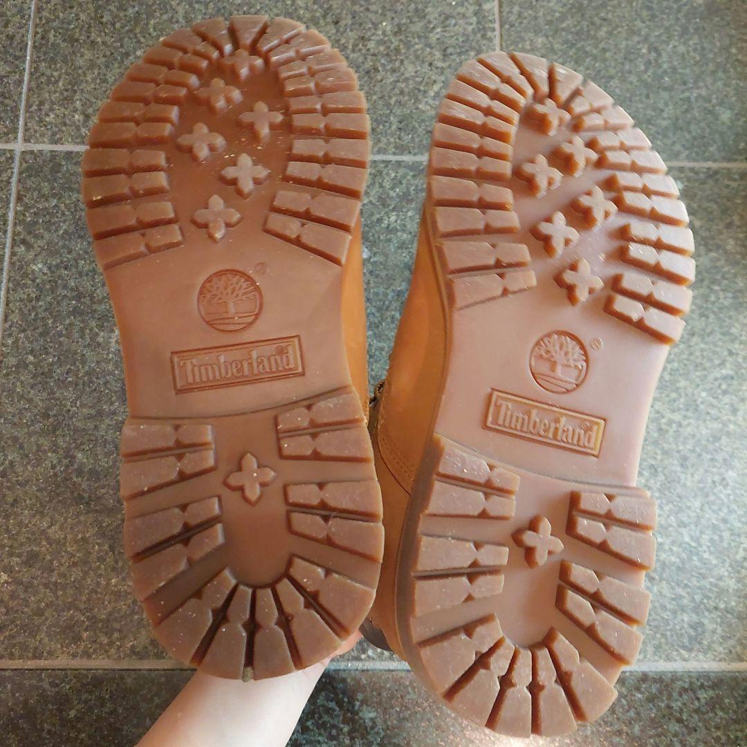 【ハン】Timberland ベージュ ハイカットブーツ