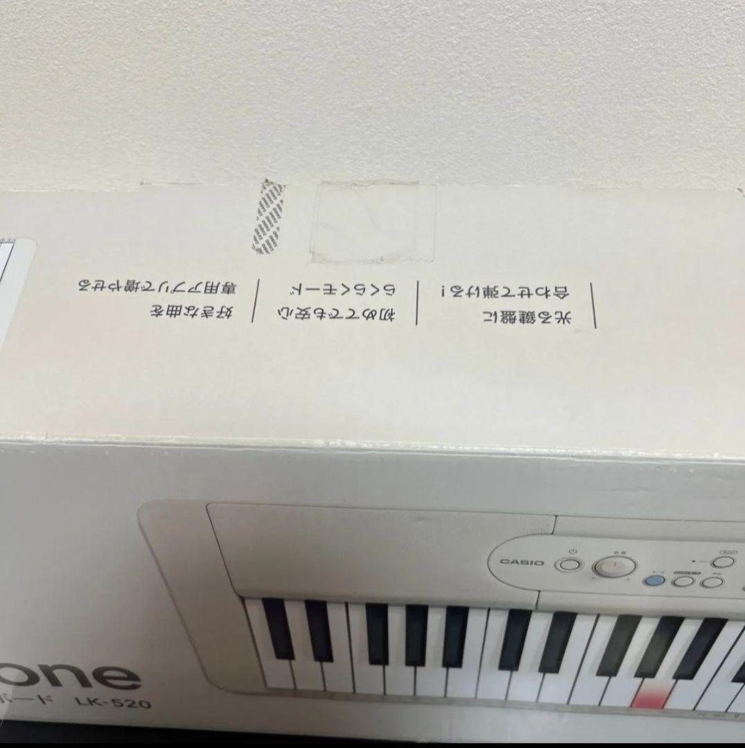 CASIO LK-520 61鍵電子キーボード ホワイト