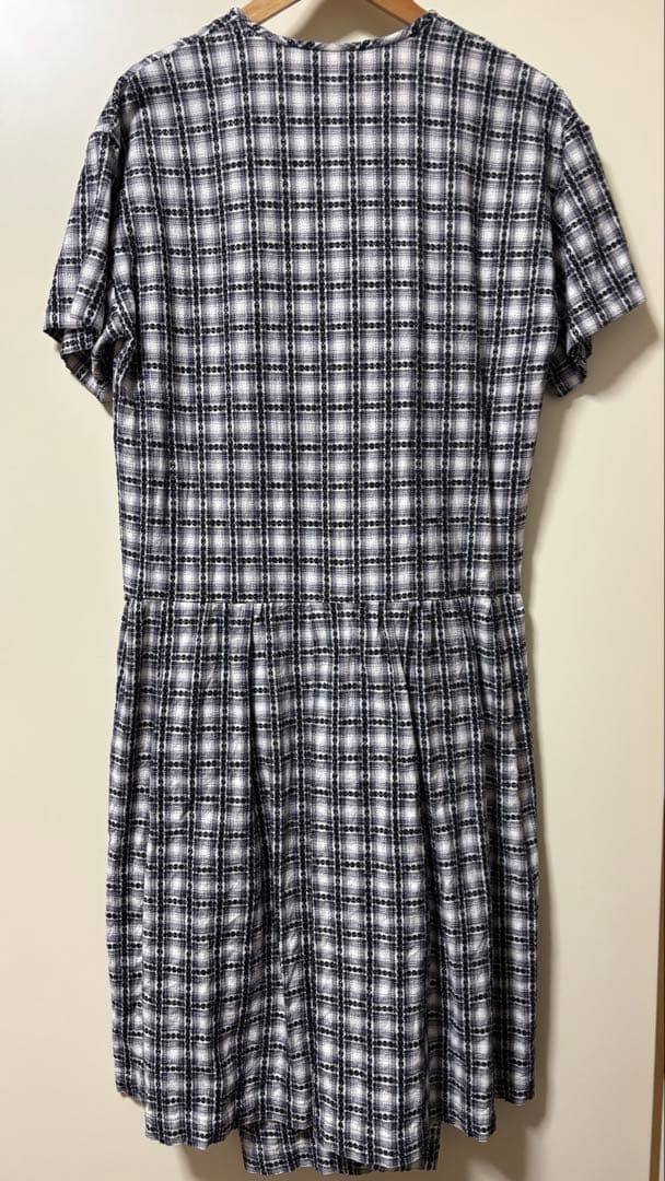 COMME des GARÇONS 半袖ひざ丈ワンピース チェック柄　古着