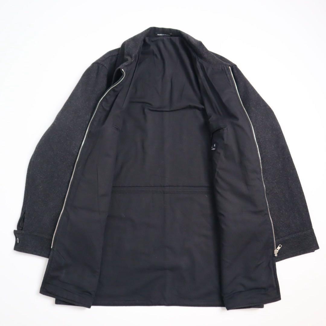 90s agnes b homme フランス製 八の字ジップ ジャケット コート