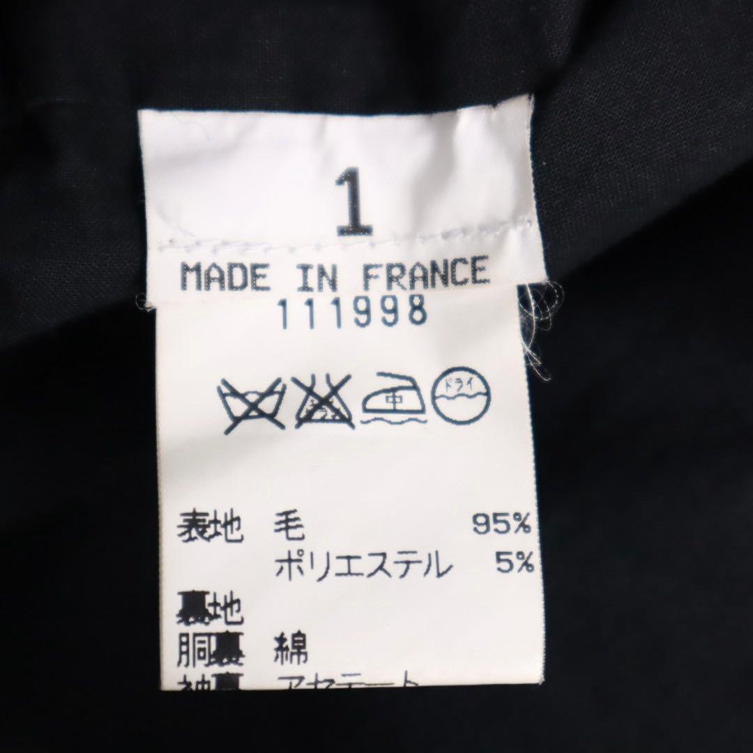 90s agnes b homme フランス製 八の字ジップ ジャケット コート