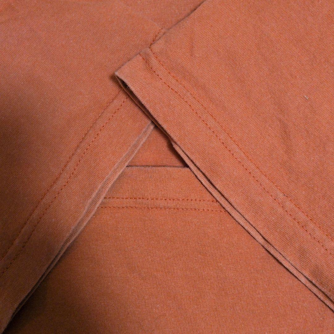 patagonia USA製 オーバルロゴ Tシャツ オレンジ 黒タグ