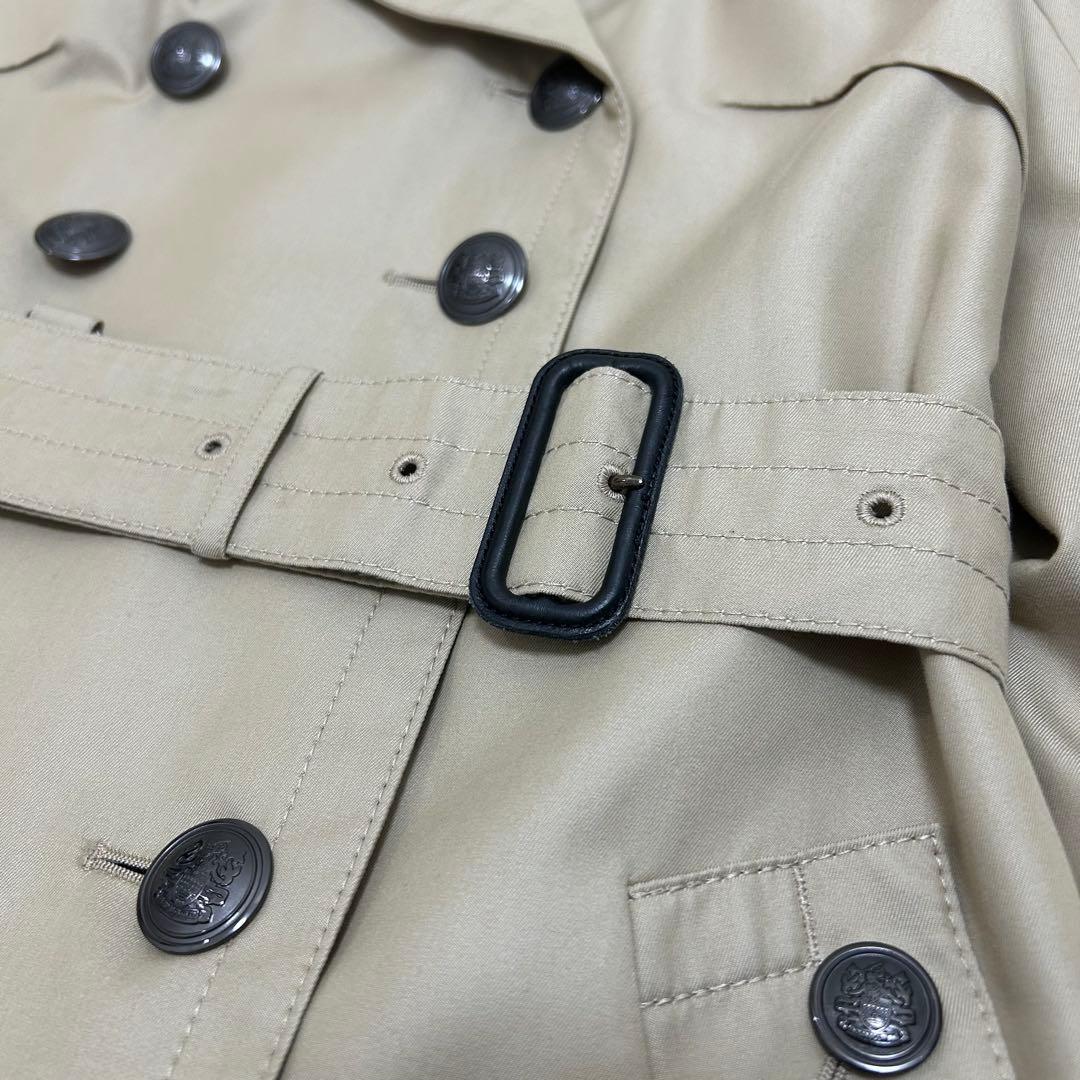 【極美品】アクアスキュータム ライナー付き トレンチコート ベージュ Lサイズ