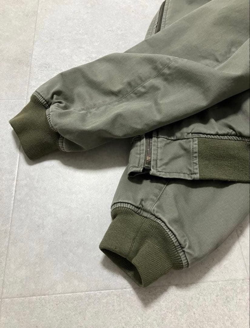 90s OLD GAP 紺タグ コットンボンバージャケット フライト ブルゾン