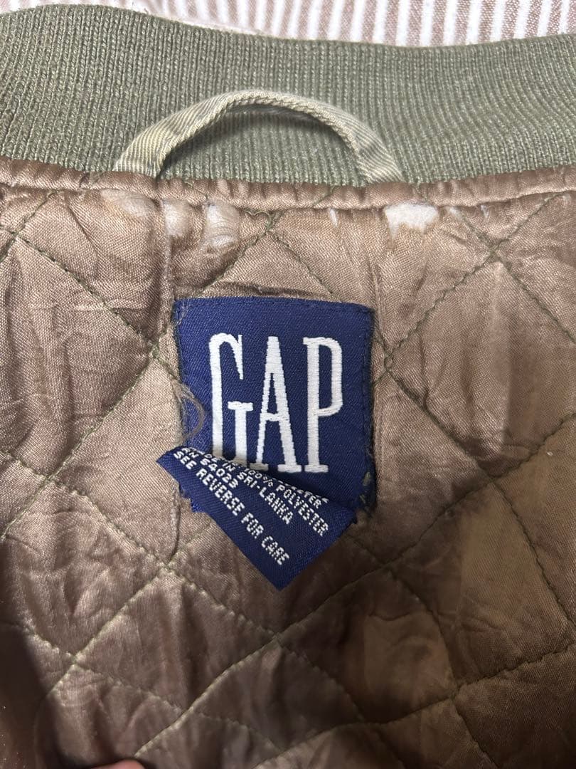 90s OLD GAP 紺タグ コットンボンバージャケット フライト ブルゾン