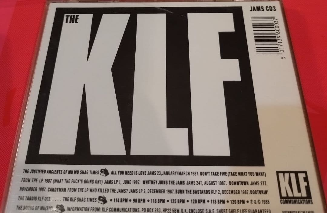 洋楽 THE JAMS SHAG TIMES KLF