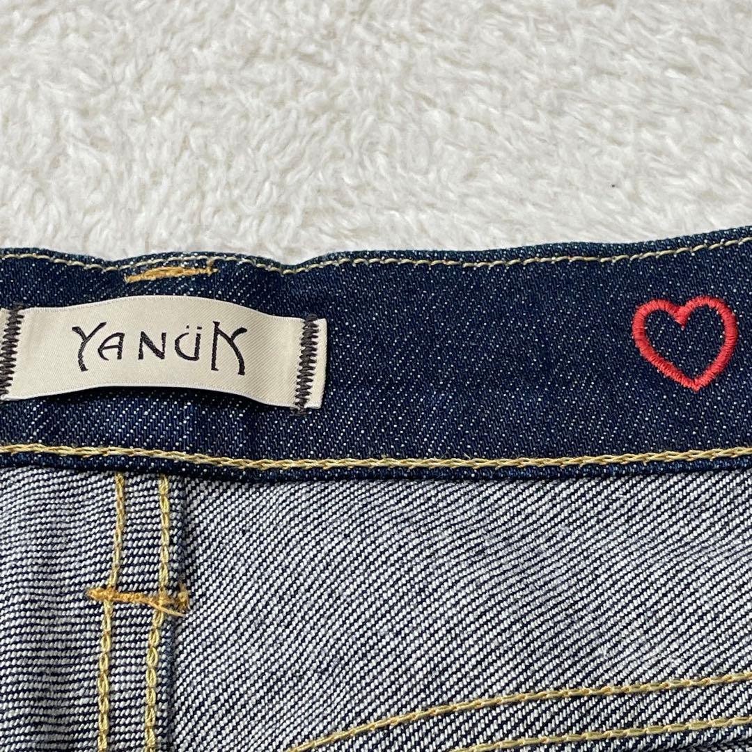 YANUK ヤヌーク 金子綾×藤原裕 コラボデニム 57101515 25 濃紺