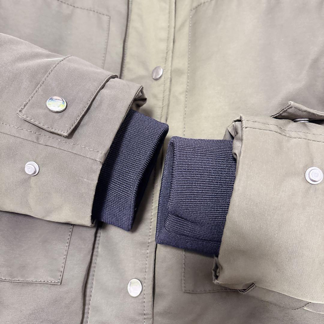 ✨美品✨ZARA TRF ファー付きモッズコート 裏ボア 2way 防寒 カーキ