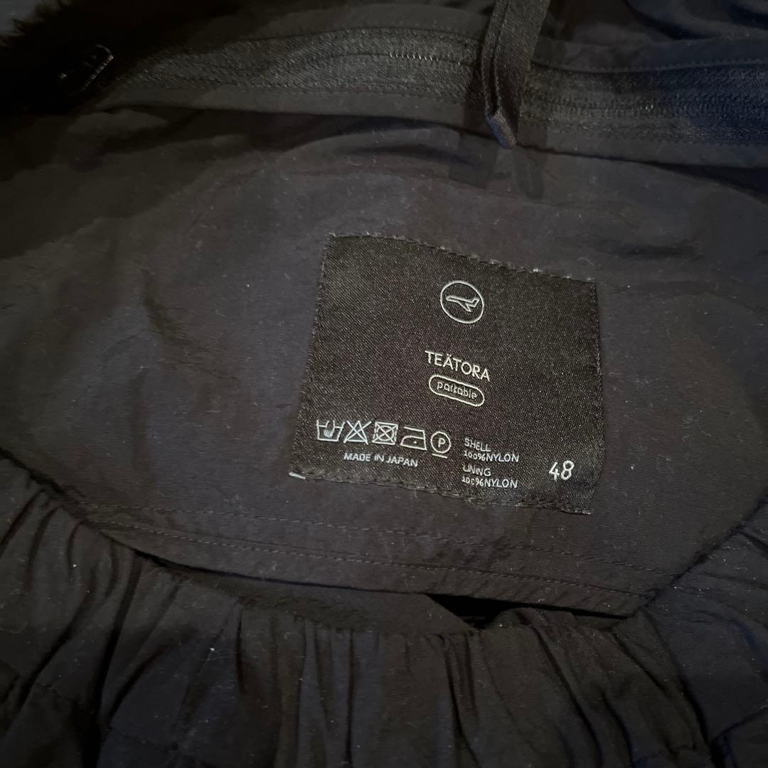 TEATORA wallet pants packable ブラック
