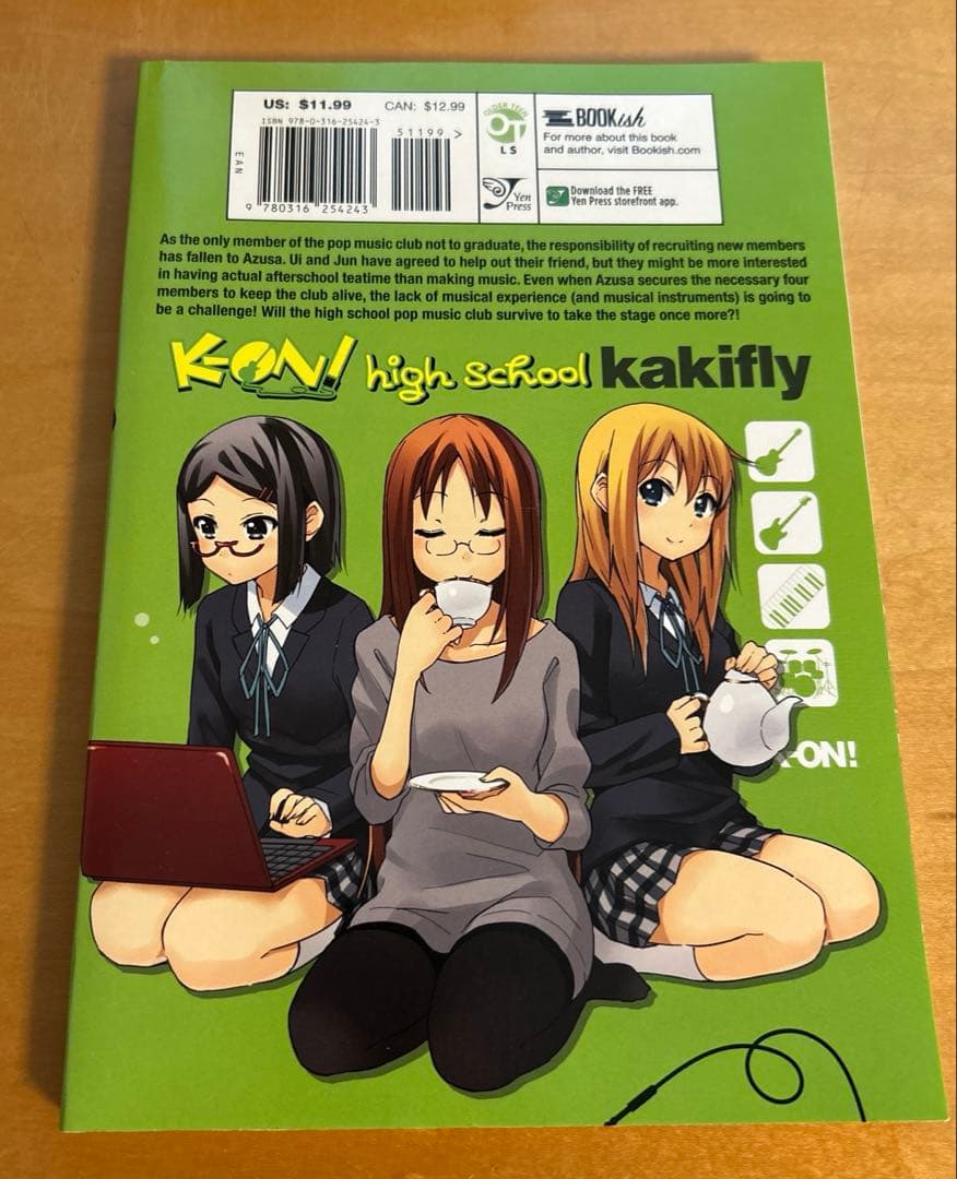 新品　kakifly K-ON! High School けいおん！　英語版
