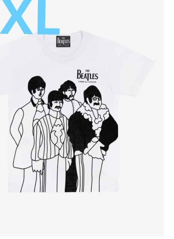 XL 本物正規品THE BEATLES CDG Printed T-Shirt