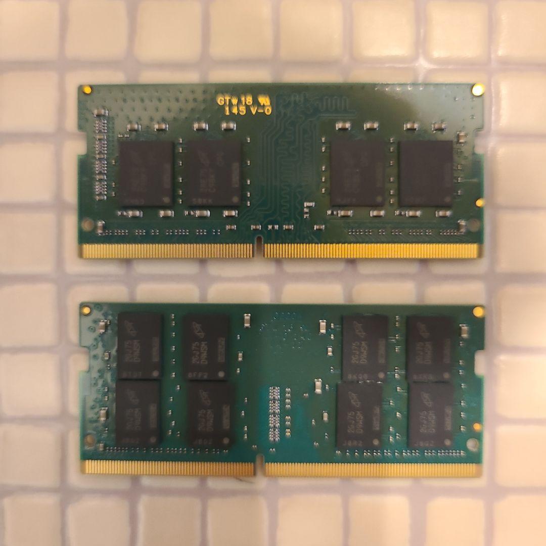 Crucial 32GB(16GB×2) DDR4-2666 ノートPC用メモリ
