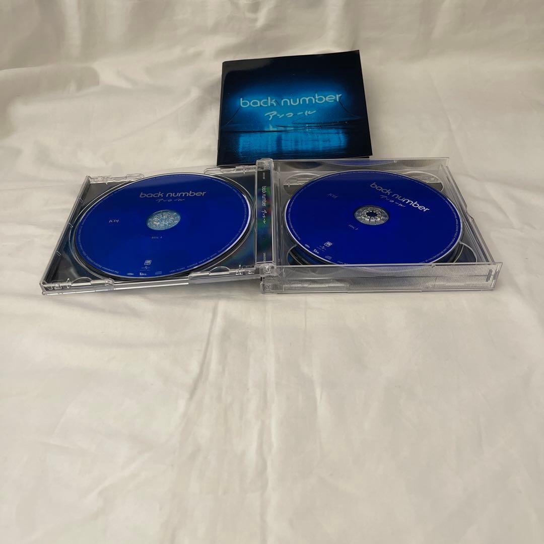 【CD】back number アンコール　初回限定盤B　CD2枚＋ブルーレイ
