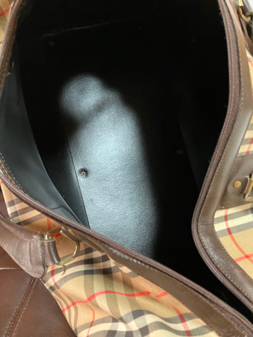 Burberry バーバリー　ボストンバッグ　ノバチェック　シャドウホース