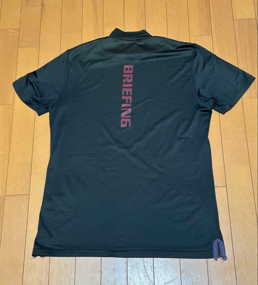 値下げ！ブリーフィングBRIEFING☆ツアー定番ハイネックTシャツ☆黒☆L☆