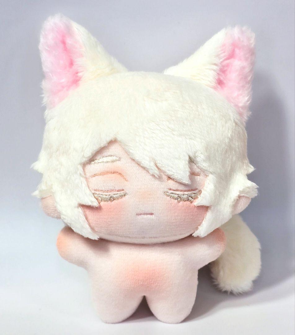 自作 無属性 ぬいぐるみ クリーム色の猫くん A 10cm