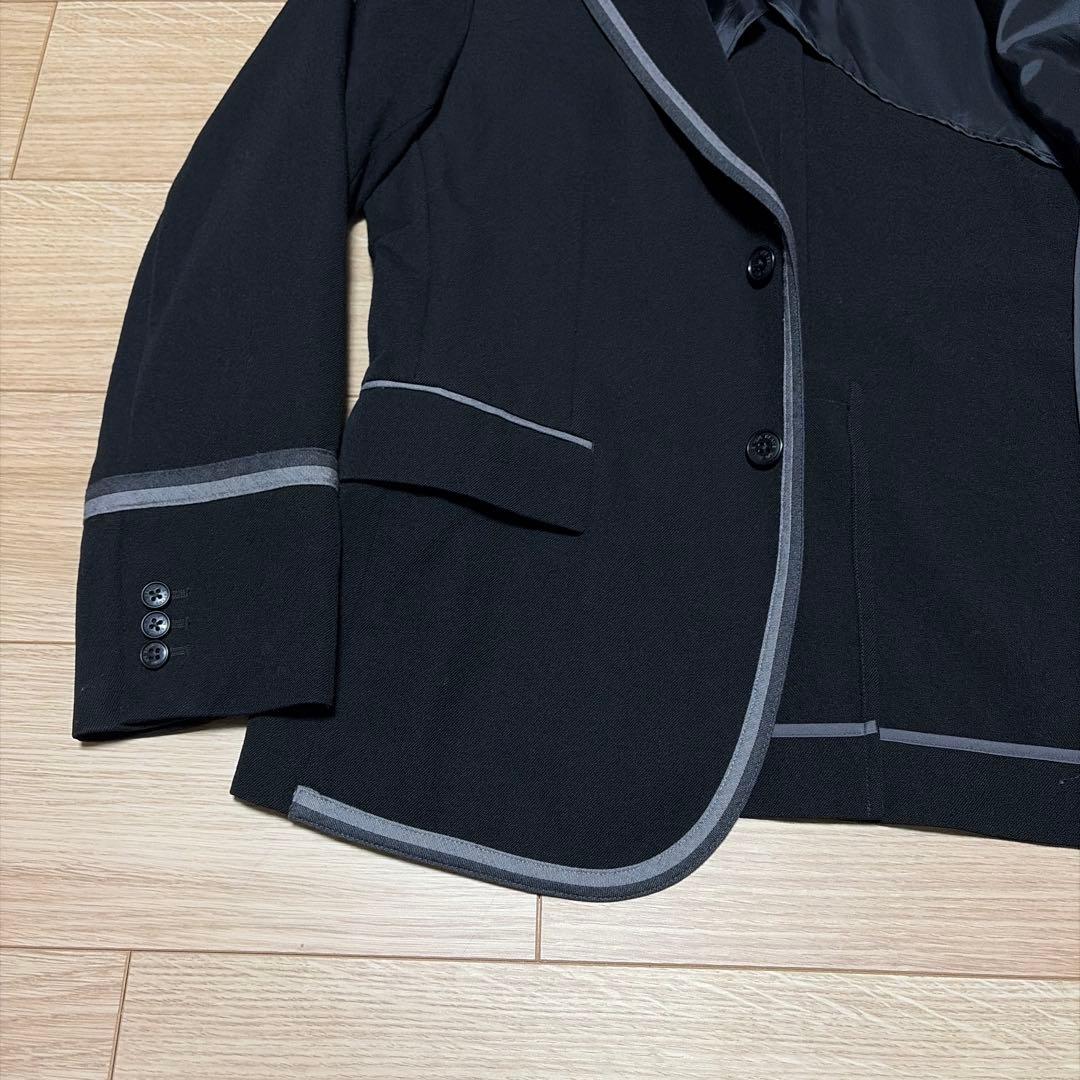 【美品】 BEAMS ビームス テーラードジャケット パイピング ブラック L