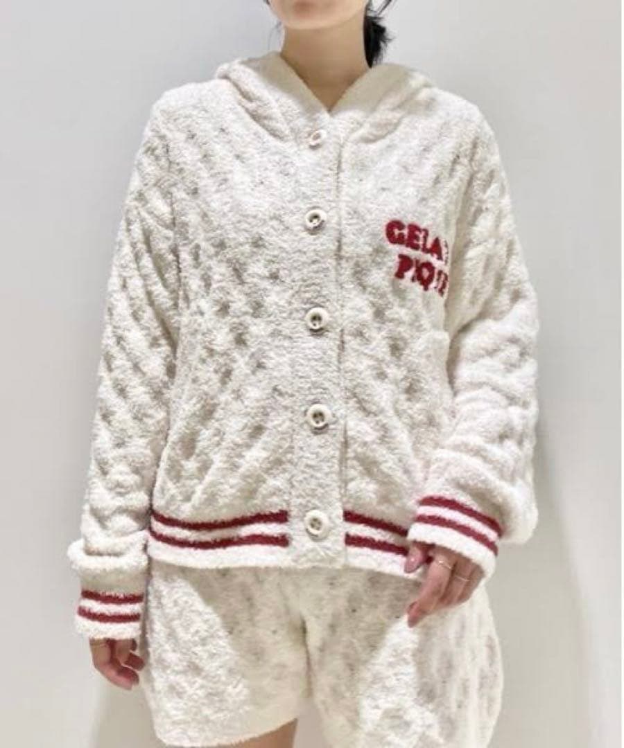 ジェラート ピケ ストロベリーパーカ（オフホワイト）