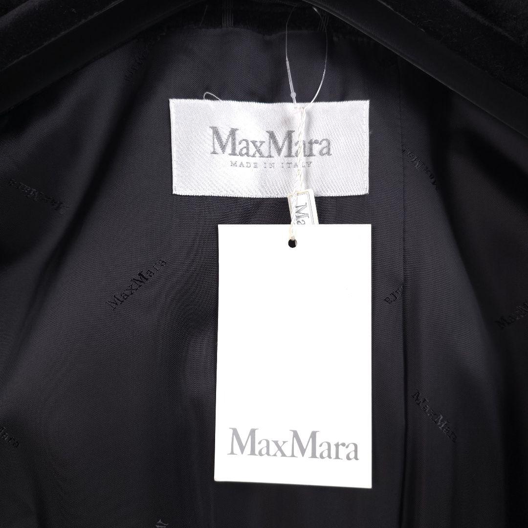 【新品】マックスマーラ 超ロング丈 マニュエラ キャメル コート ブラック 36