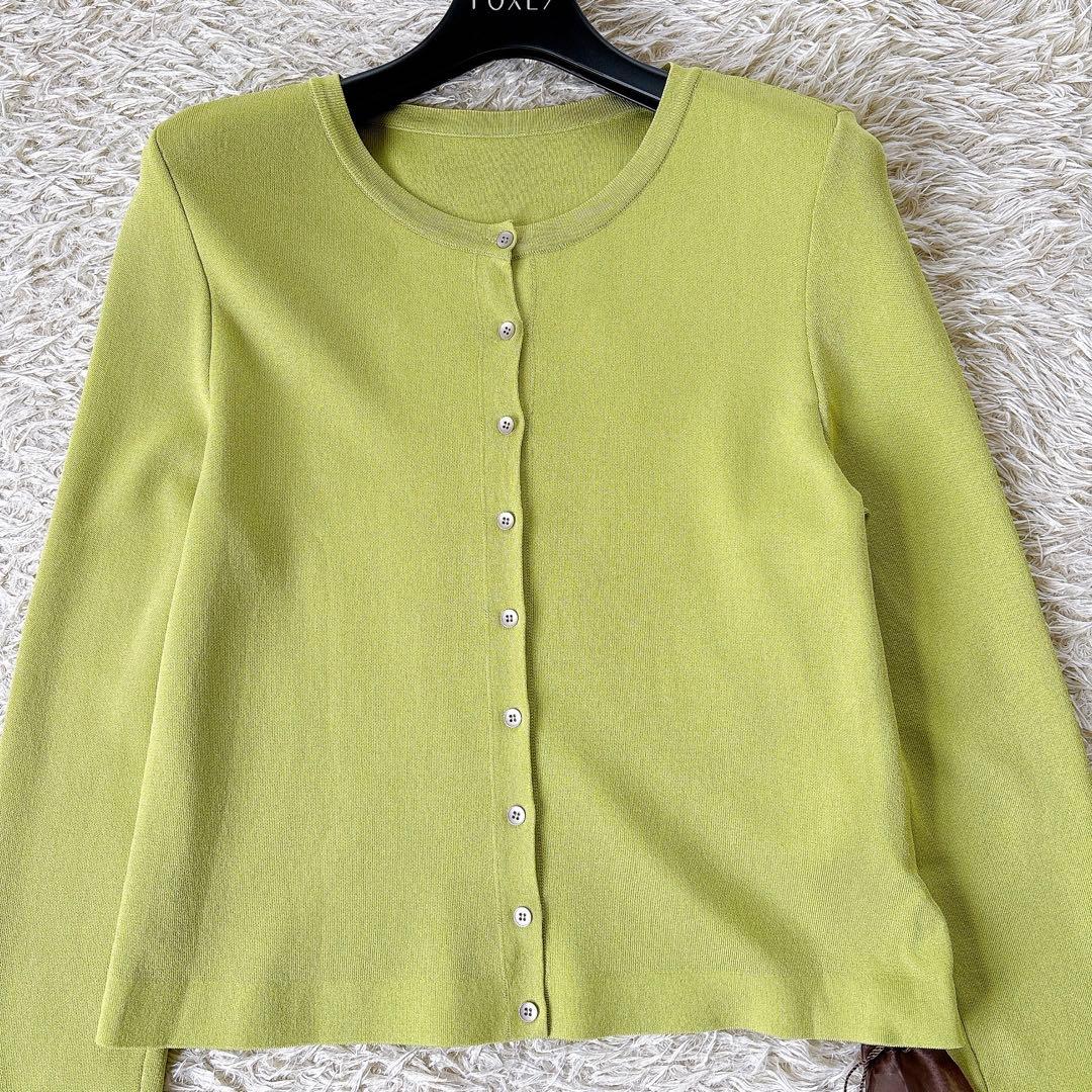 タグ付✨美品✨フォクシー エブリデイカーディガン 38 グリーン系 長袖