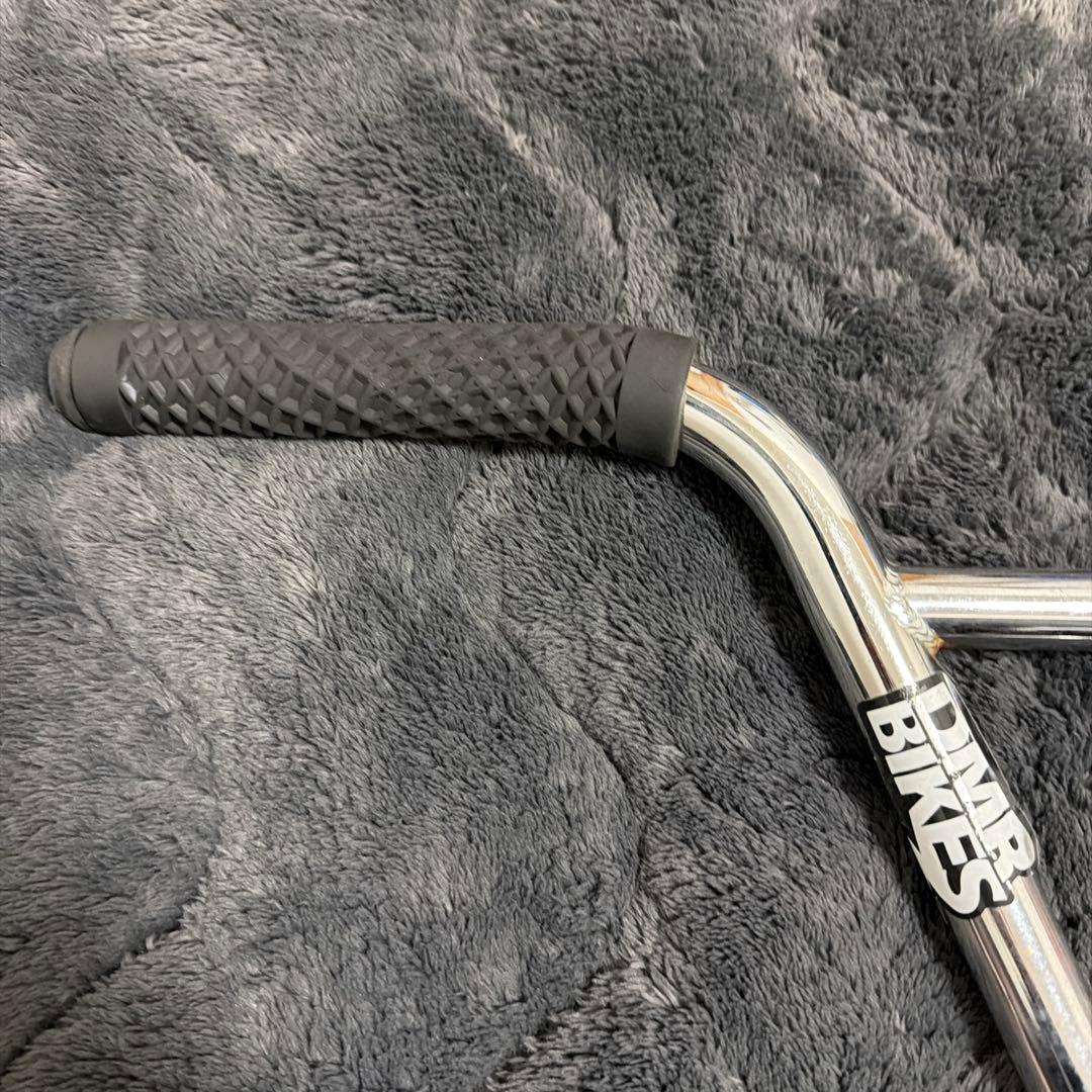 BMX ツーピース　ハンドル　シルバー　メッキ