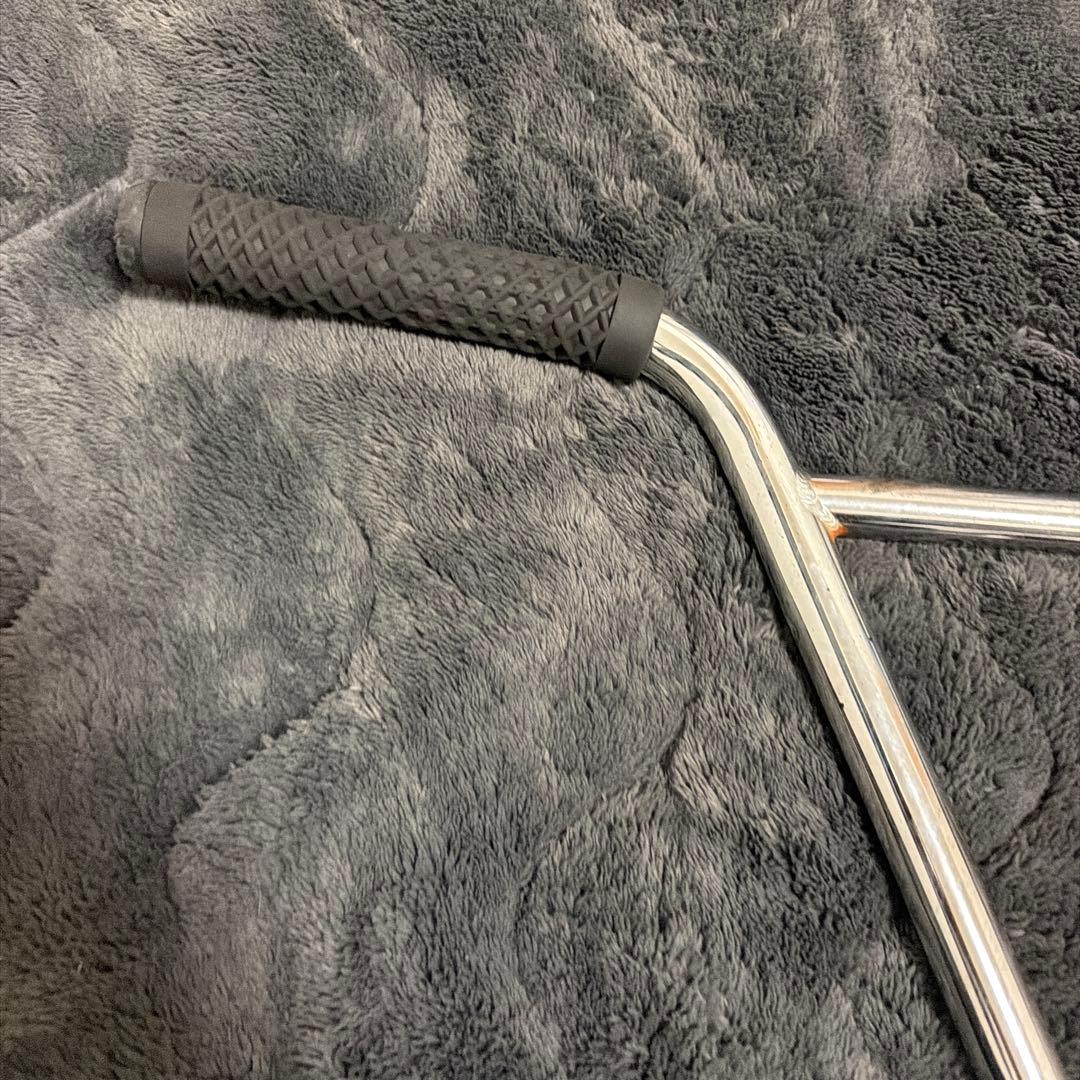 BMX ツーピース　ハンドル　シルバー　メッキ