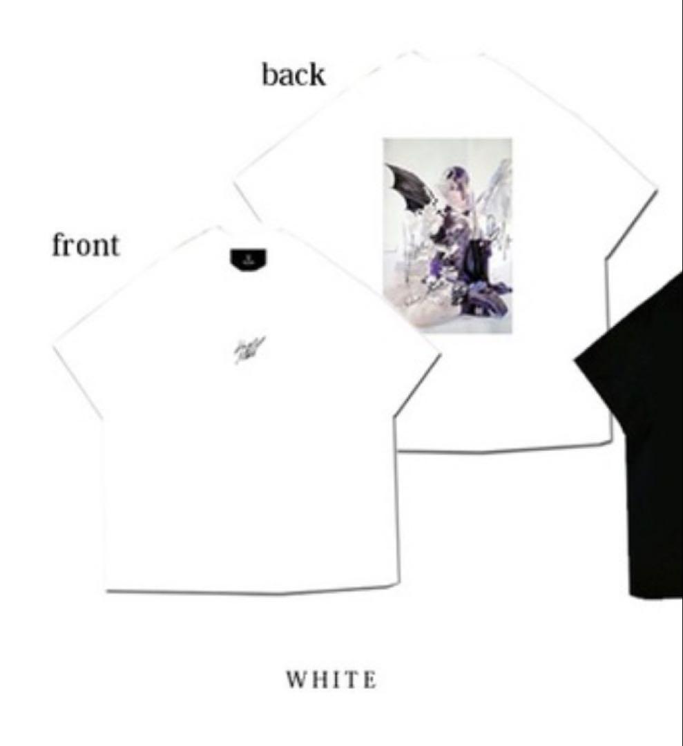 川口莉奈　KINGLYMASKコラボTシャツ(白)