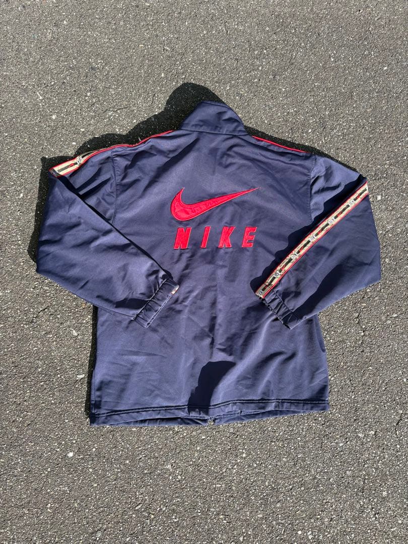 00s NIKE トラックジャケット バックビッグロゴ M y2k