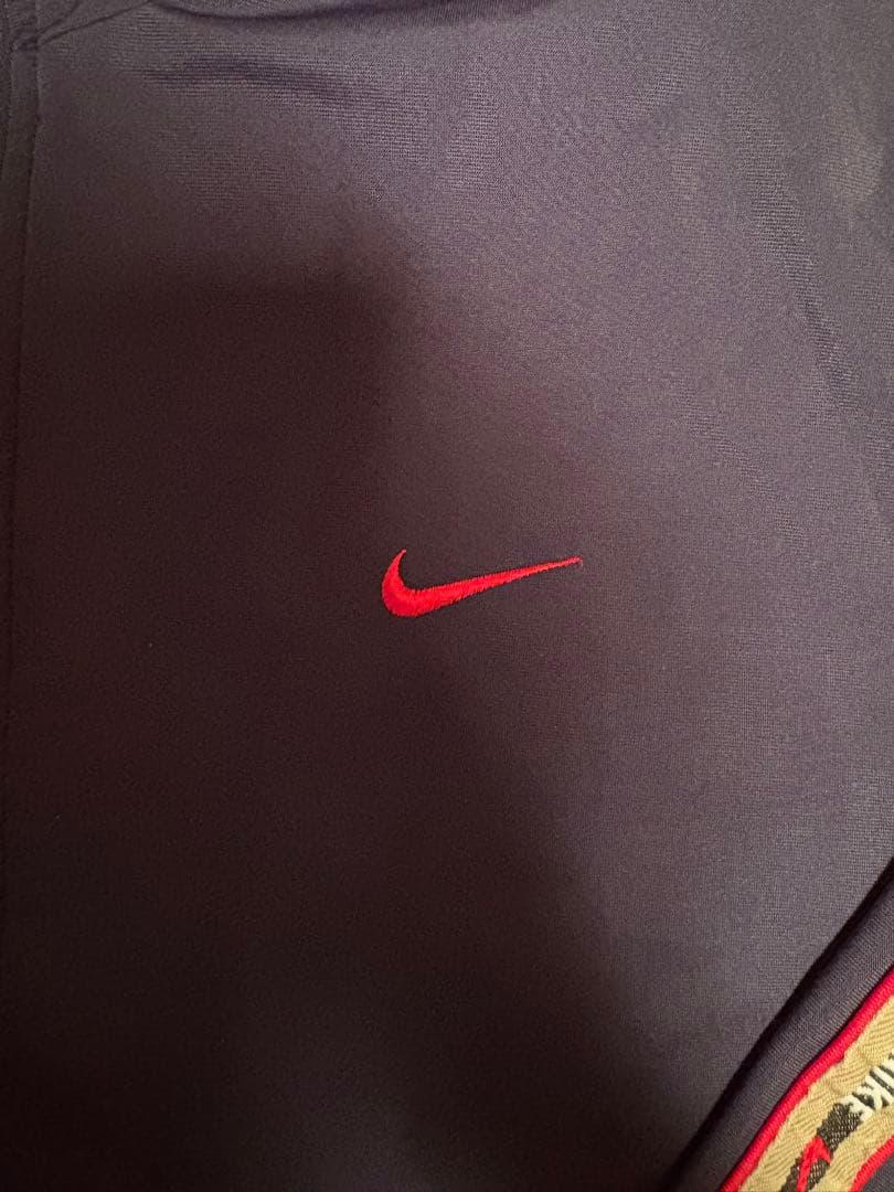 00s NIKE トラックジャケット バックビッグロゴ M y2k