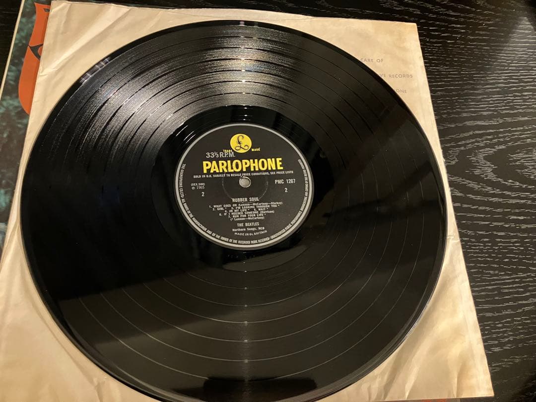 【美品】The Beatles RUBBER SOUL レコード　MONO