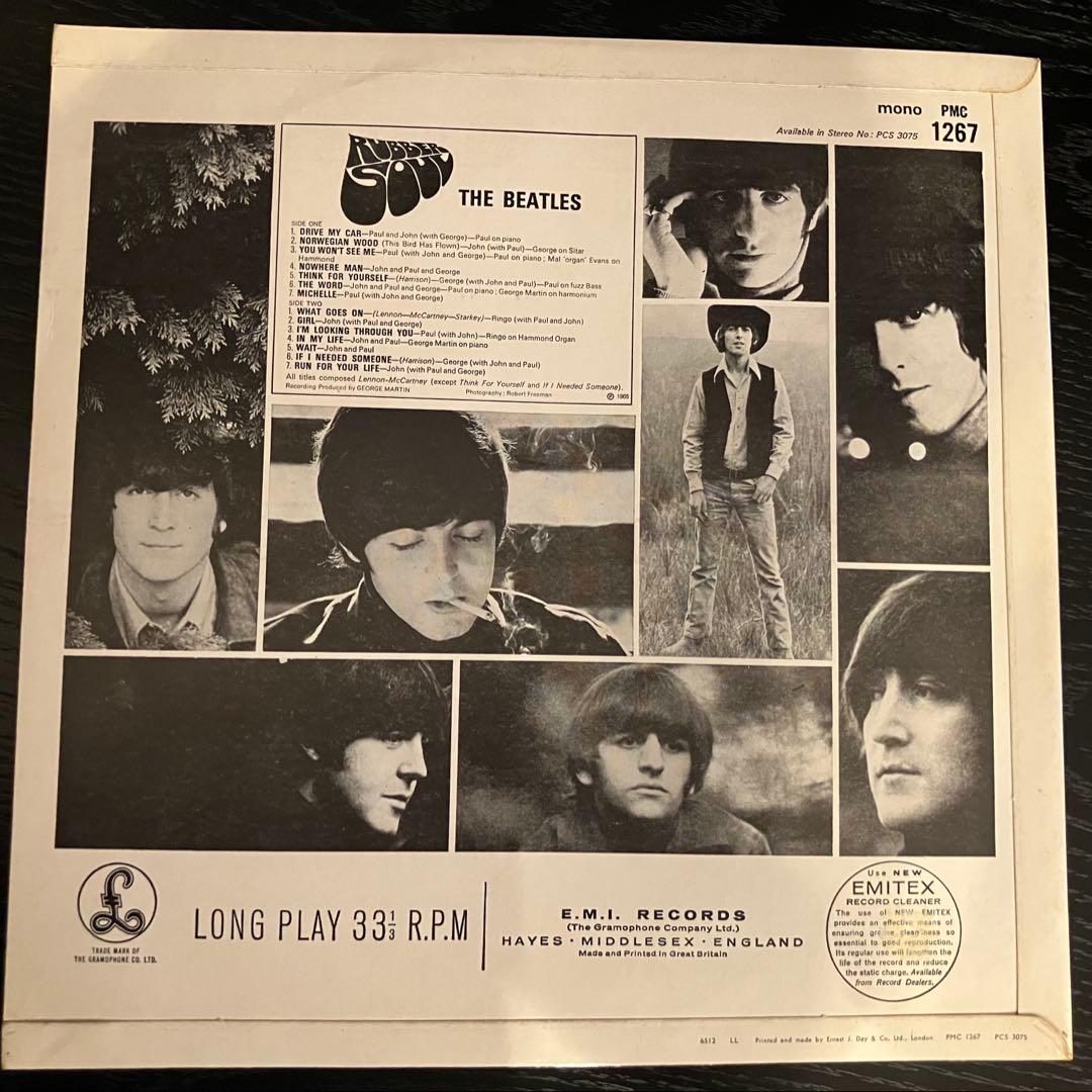 【美品】The Beatles RUBBER SOUL レコード　MONO