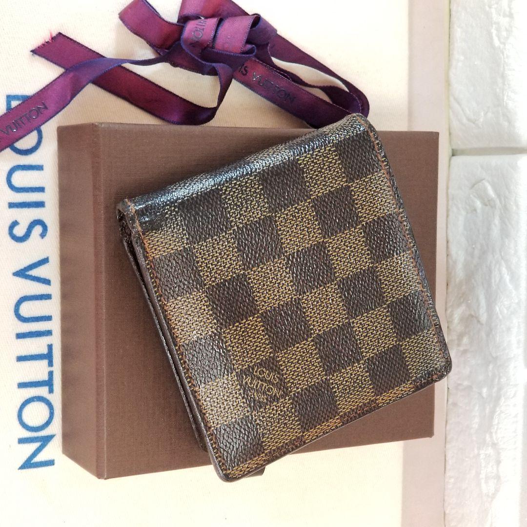 LOUIS VUITTON ポルトビエカルトクレディモネ エベヌ 二つ折り財布