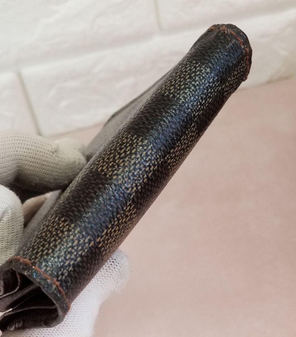 LOUIS VUITTON ポルトビエカルトクレディモネ エベヌ 二つ折り財布