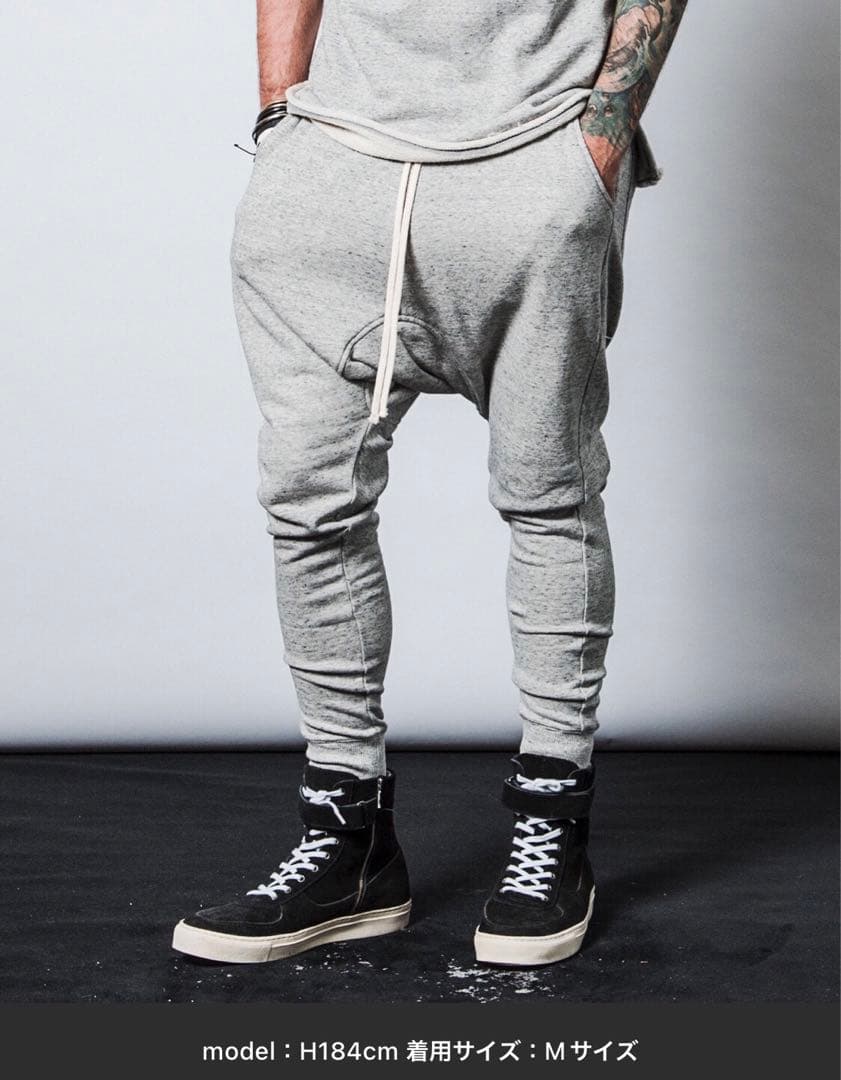 【美品】CHORD NUMBER EIGHT サルエルスウェットパンツ（M）