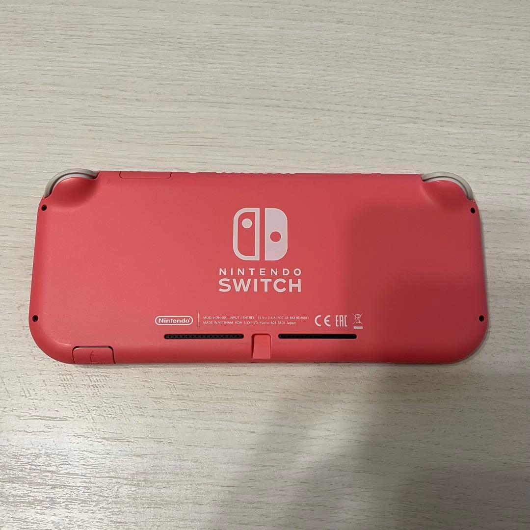 Nintendo Switch Lite コーラルピンク 美品 箱・充電器付き