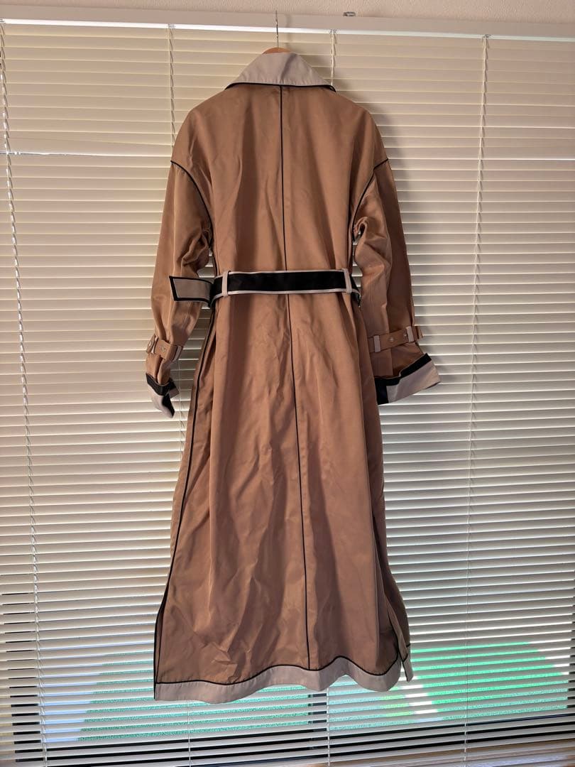 ちゃむ　Ameri Vintage バイカラー　トレンチコート