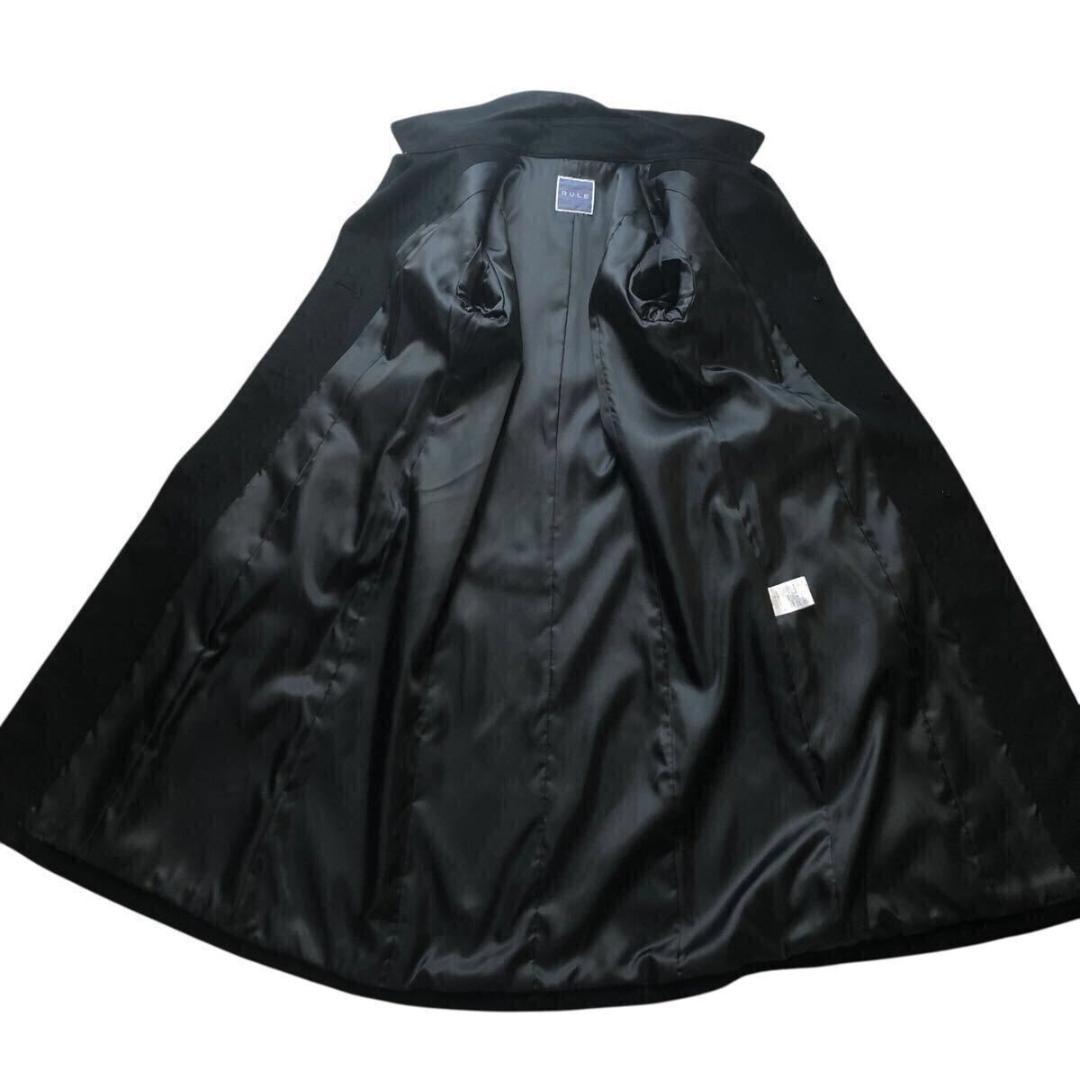 RULE⭐️カシミヤ100% ロングコート シングル ブラック 9号