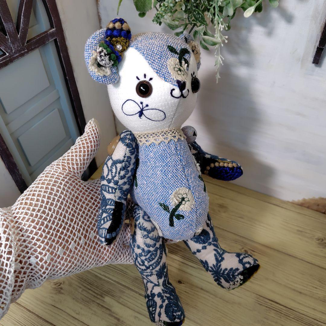 ミナペルホネン＊ハンドメイド＊ぬいぐるみ＊テディベア＊87