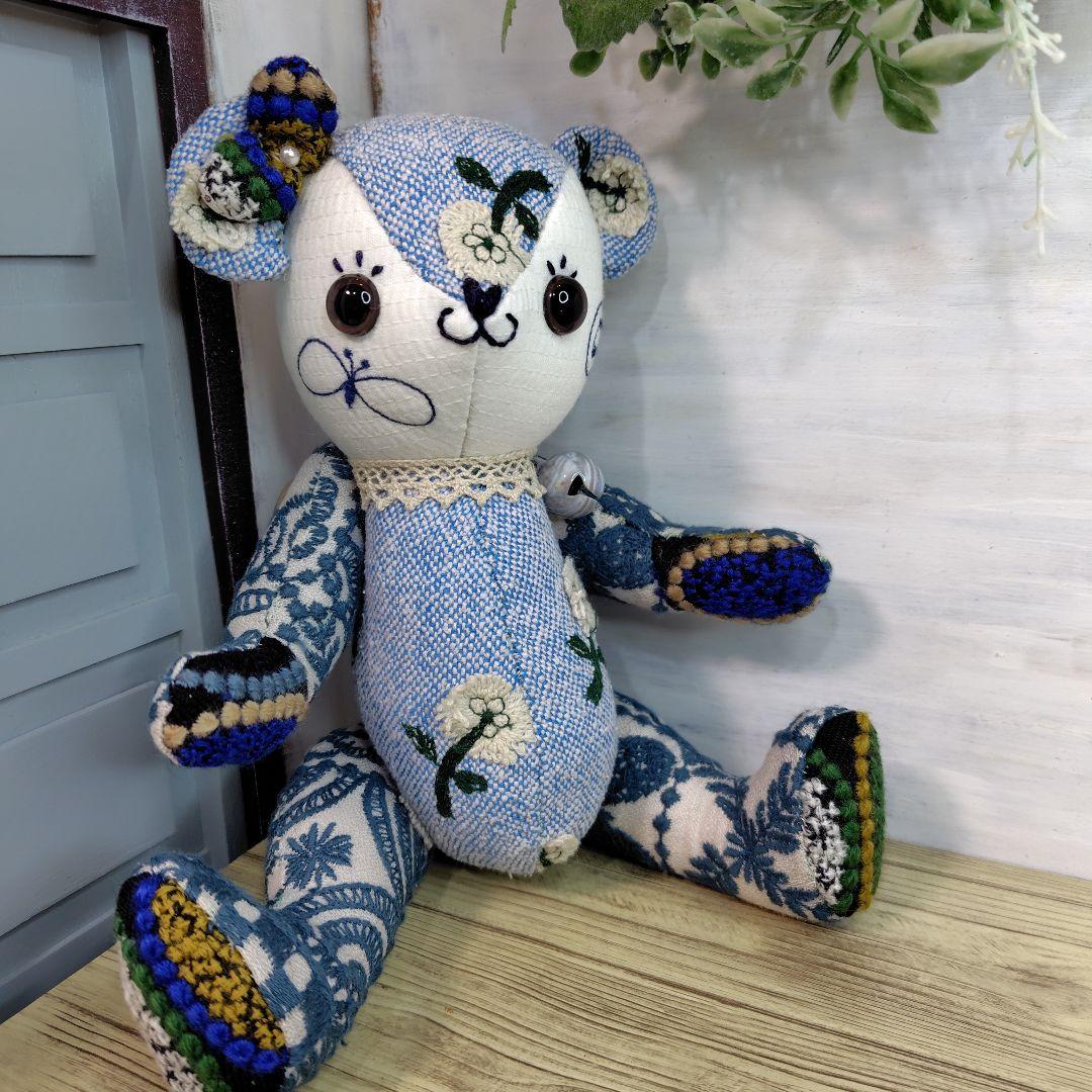 ミナペルホネン＊ハンドメイド＊ぬいぐるみ＊テディベア＊87