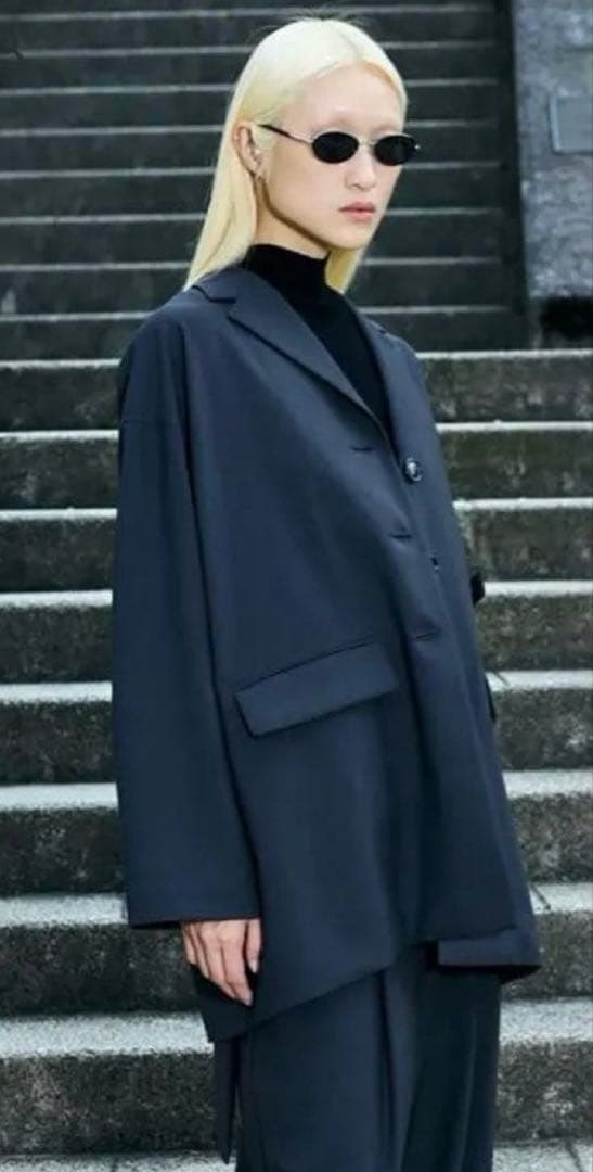 ジャケット・アウター ENFOLD NOTCHED-COLLAR JACKET