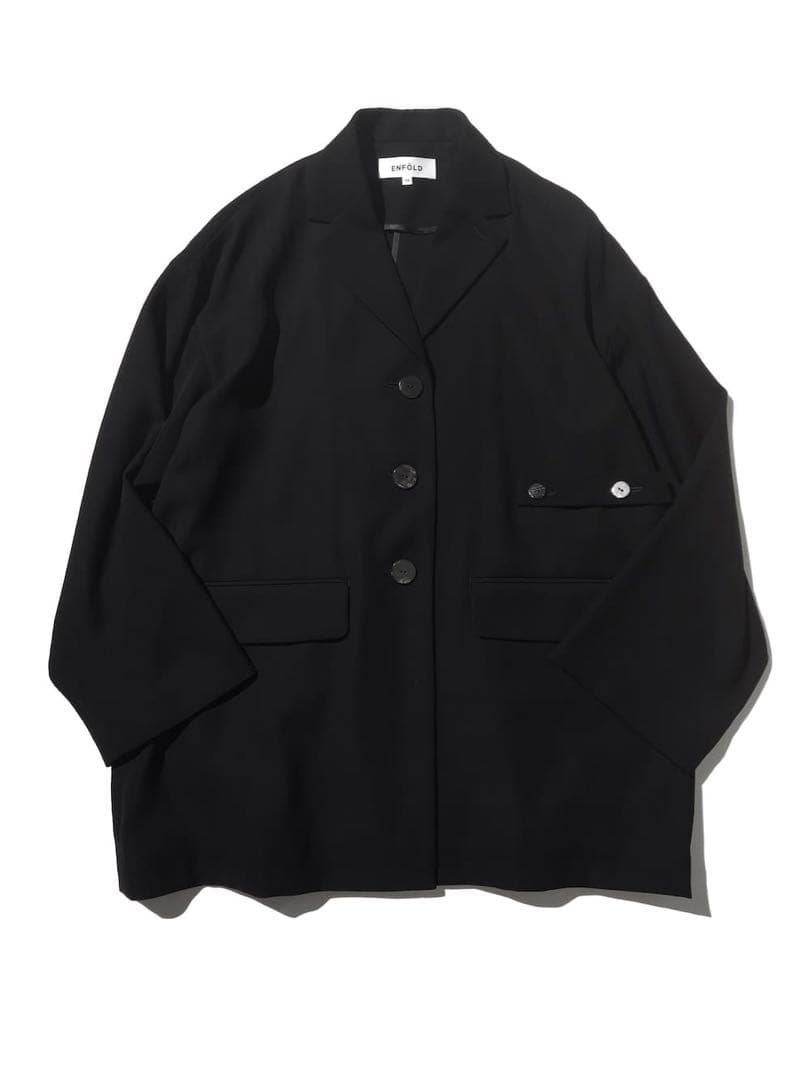 ジャケット・アウター ENFOLD NOTCHED-COLLAR JACKET