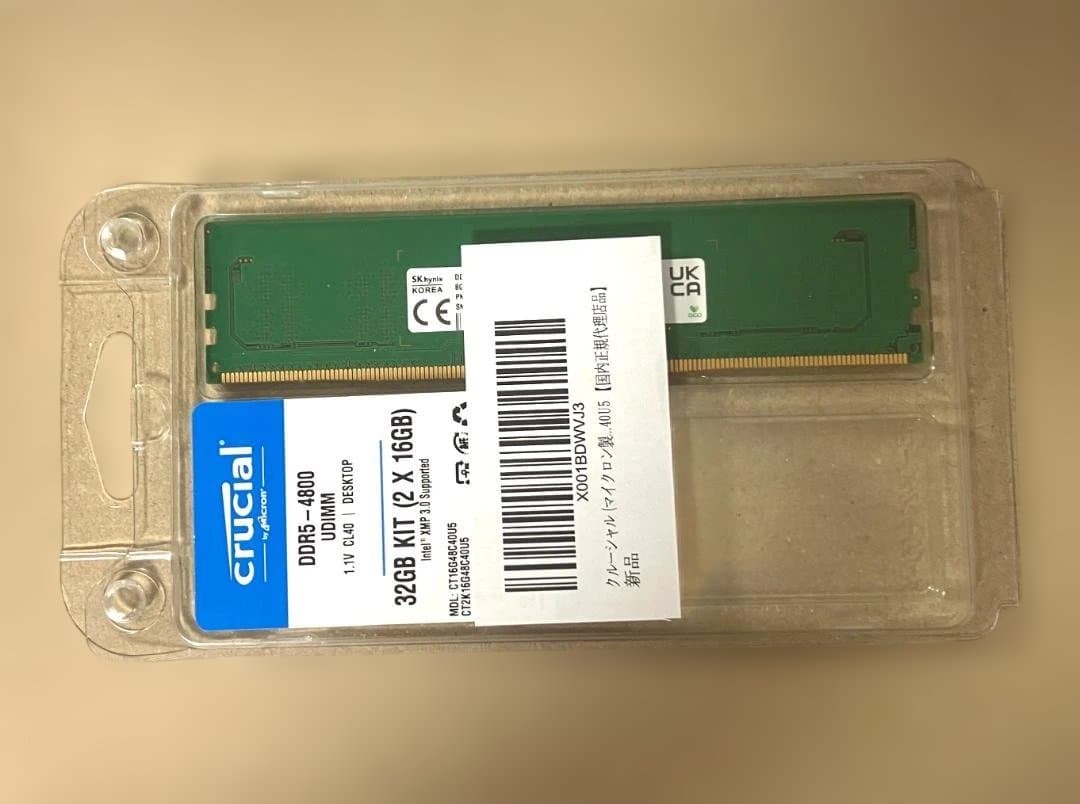 k*i様 SK hynix DDR5 8GB 5600Mbps メモリ